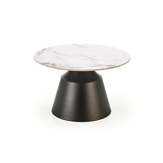 Set MAGNETA di 2 panche, marmo bianco / nero (2p=1ks)