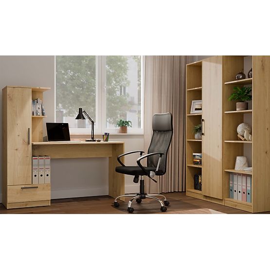 Set Scrivania + Scaffale COSMO ROVERE ARTISAN