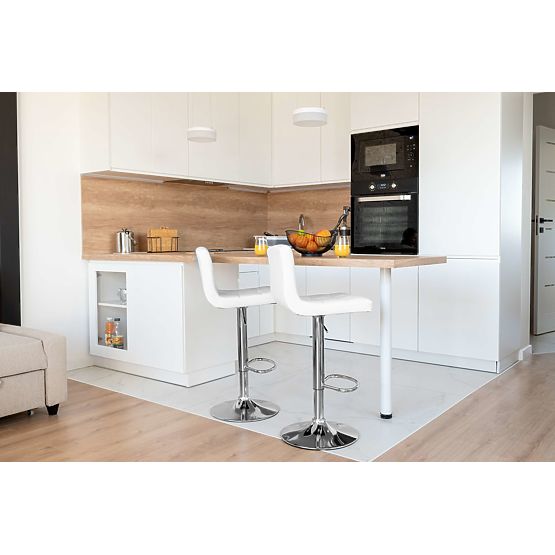 Sgabello da bar Arako bianco