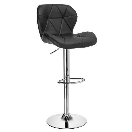 Sgabello da bar Gordon nero