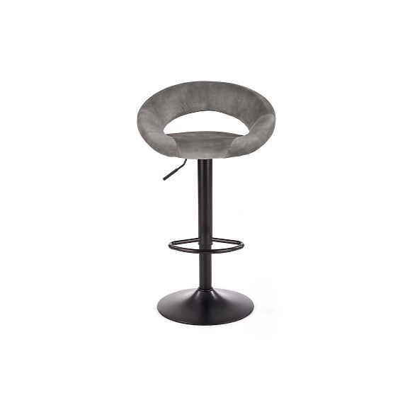 Sgabello da bar grigio H102 (1p=2pz)