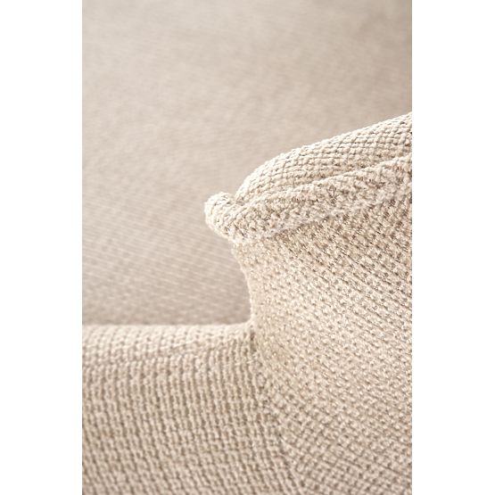 Sgabello da bar H122 gambe - nero, seduta - beige (1p=2pz)