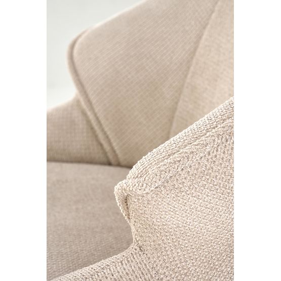 Sgabello da bar H122 gambe - nero, seduta - beige (1p=2pz)