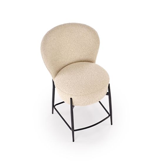 Sgabello da bar H126 beige (1p=2 pezzi)