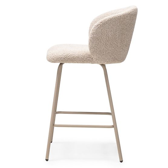 Sgabello da bar Larisa, beige