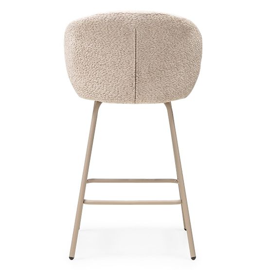 Sgabello da bar Larisa, beige