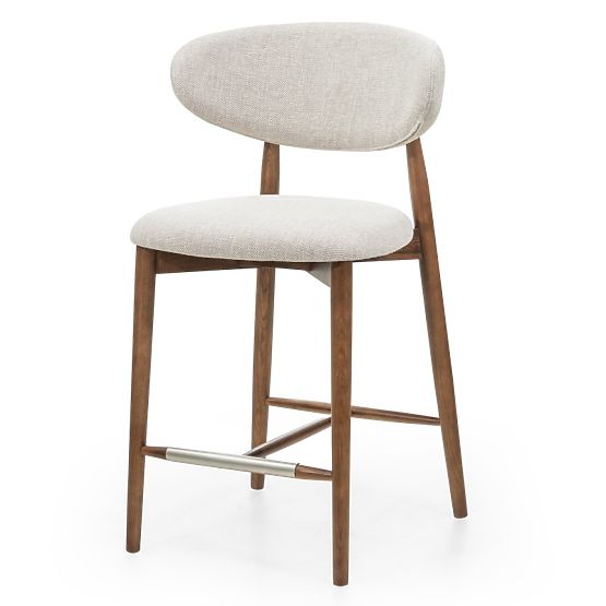 Sgabello da bar Larnaca beige/marrone