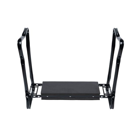 Sgabello inginocchiatoio pieghevole per lavoro in giardino con cintura porta attrezzi e 2 organizer