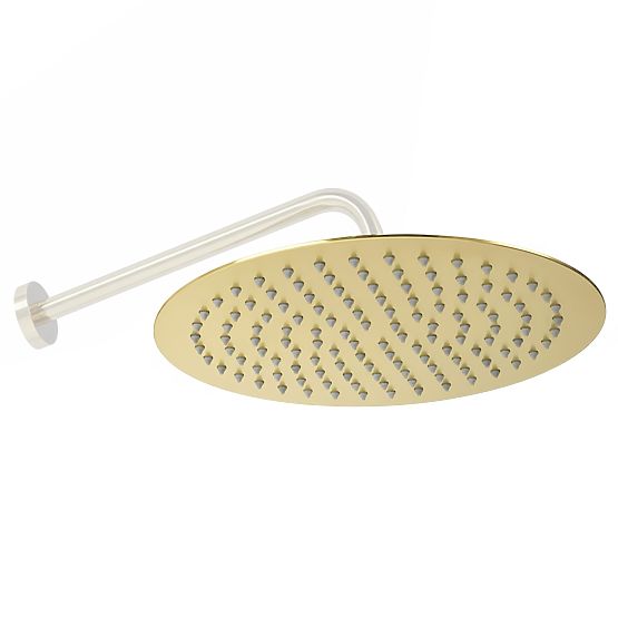 Soffione Doccia Rotondo Rea 25cm Oro