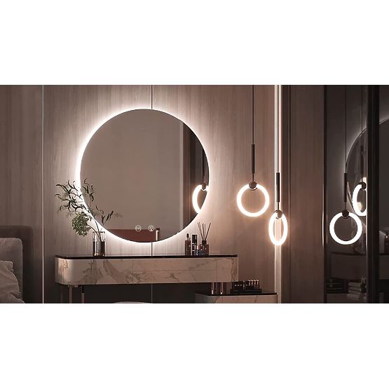 SPECCHIO A LED DA PARETE 80cm HZJ080