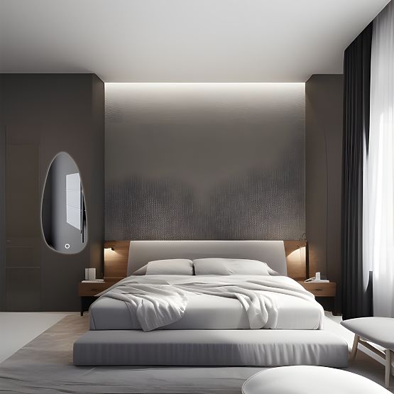 SPECCHIO LED DA PARETE 120x55cm YH-3359