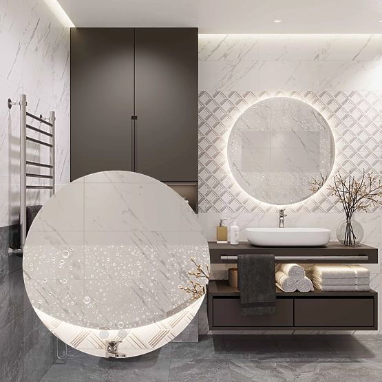 SPECCHIO LED DA PARETE 60cm HZJ060