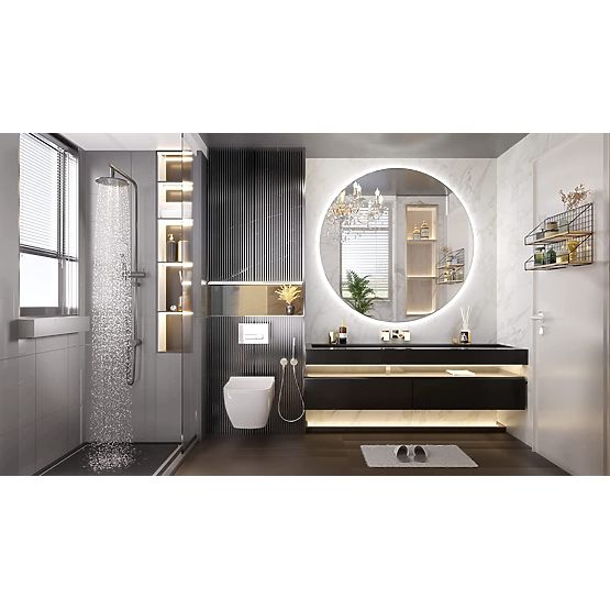 SPECCHIO LED DA PARETE 60cm HZJ060