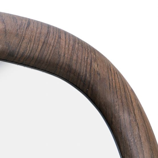 Specchio sospeso Aqila, noce scuro