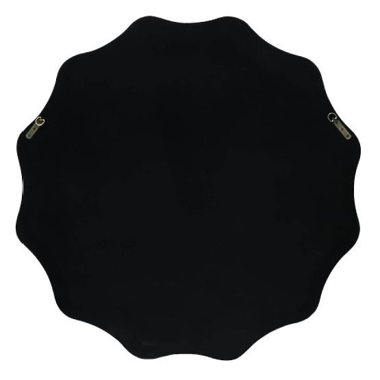 Specchio sospeso Luppo, verde-grigio, lucido