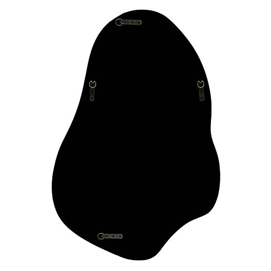 Specchio sospeso Maluma, rosso, lucido