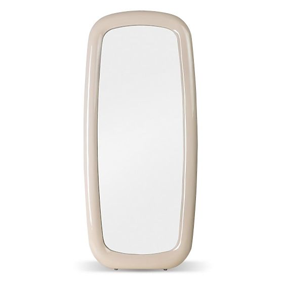 Specchio Uva, 180x80 cm, beige chiaro, lucido