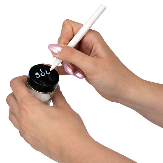 Supporto girevole per spezie ROMERO 16 vasetti + 72 adesivi