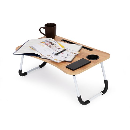 Supporto per laptop tavolino da letto 60x40cm - Legno