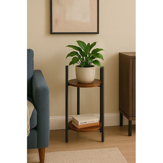 Supporto per piante in stile loft, decorazione a 2 livelli ModernHome