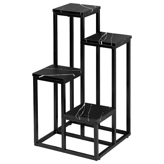 Supporto per piante Mogren marmo nero