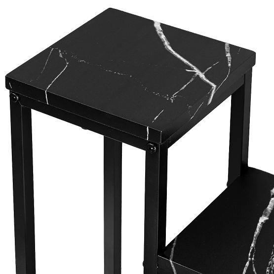 Supporto per piante Mogren marmo nero