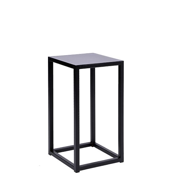 Supporto per piante Piatto loft 40 cm nero