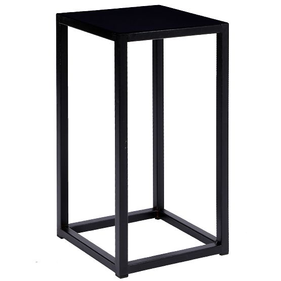 Supporto per piante Piatto loft 40 cm nero
