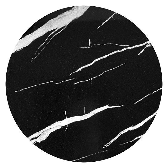 Supporto per piante TRETORRI marmo nero