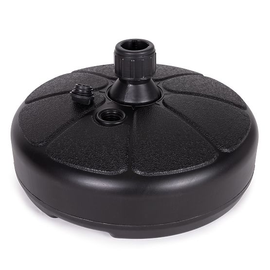 Supporto universale per ombrelloni nero