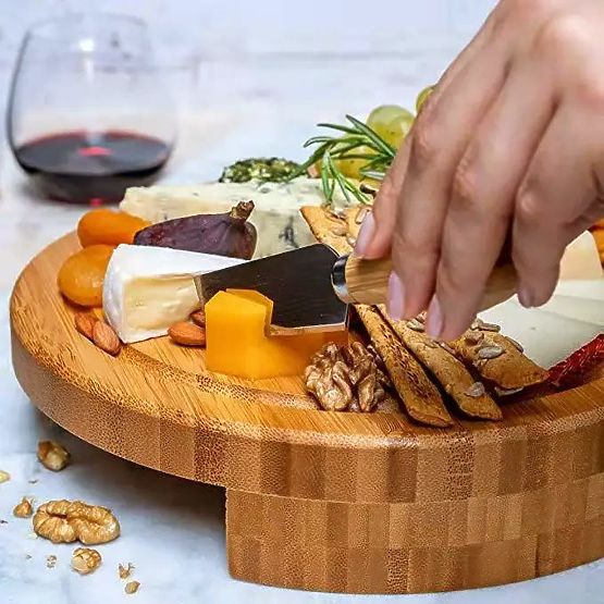 Tagliere in bambù per antipasti e formaggi Andra