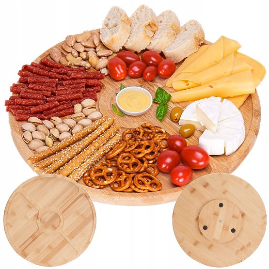Tagliere in bambù per antipasti e formaggi Gracja
