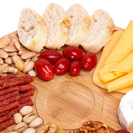 Tagliere in bambù per antipasti e formaggi Gracja