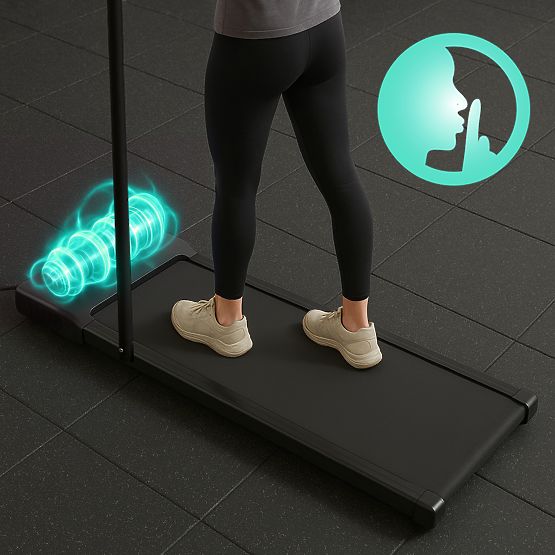 Tapis roulant domestico con supporto elettrico walking pad da allenamento sotto il tavolo 10 km/h Mo