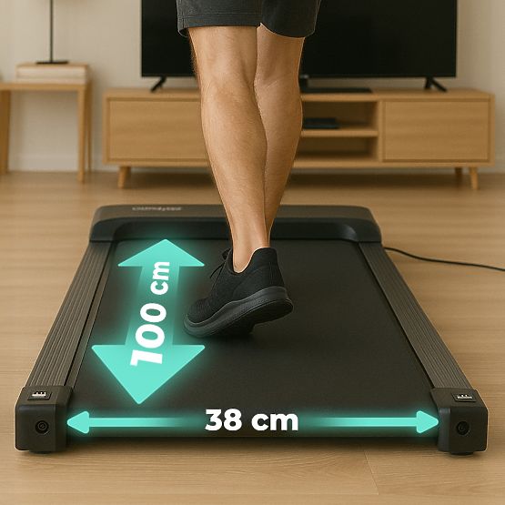 Tapis roulant elettrico domestico walking pad sotto il tavolo 6 km/h ModernHome