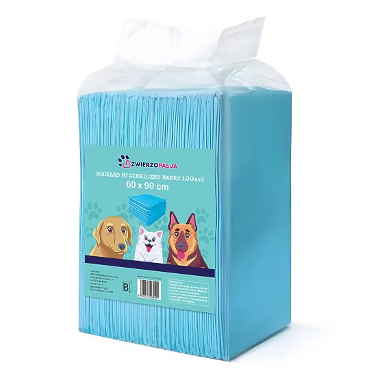 Tappetini igienici per animali BARRY 60x90 100 pz