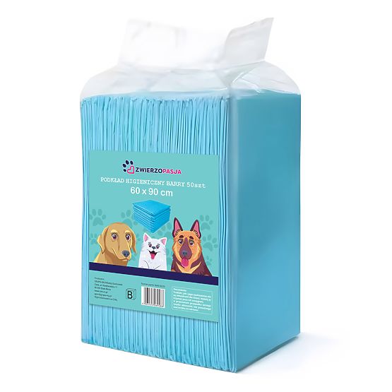 Tappetini igienici per animali BARRY 60x90 50 pezzi