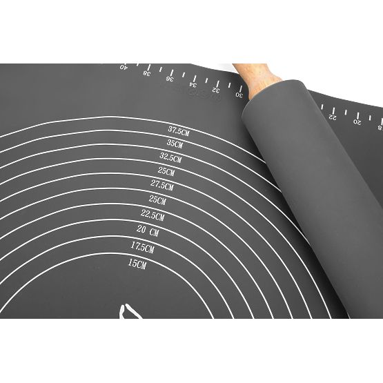 Tappetino da lavoro in silicone SELMA grafite 70x50 cm