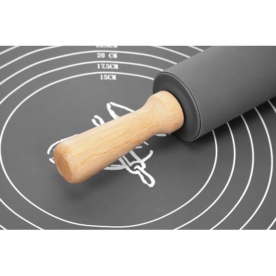 Tappetino da lavoro in silicone SELMA grafite 70x50 cm