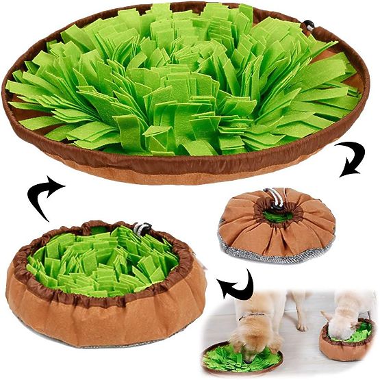Tappetino olfattivo per snack SNIFFER pieghevole verde