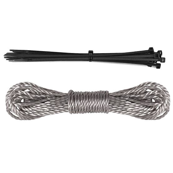 Tappetino Ombreggiante per Balcone Grigio 1x7 m
