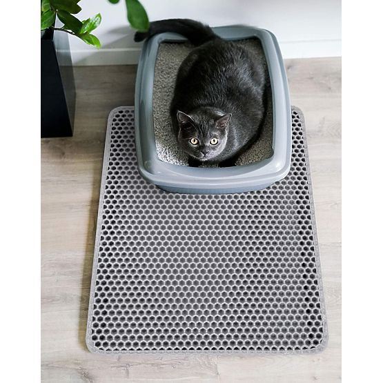 Tappetino per gatti Catsy 40x50 cm grigio