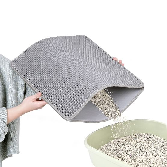 Tappetino per gatti Catsy 40x50 cm grigio