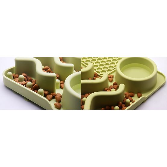 TAPPETINO VERDE LECCABILE PER RALLENTARE IL CIBO