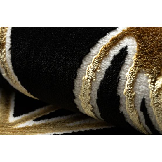 Tappeto ALLURE 1964 Geometrico - Strutturale, elegante, glamour nero / oro