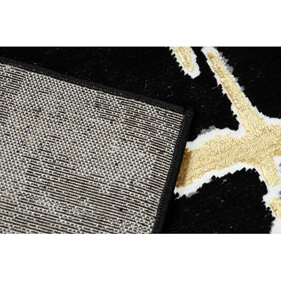Tappeto ALLURE 1967 Marmo - Strutturale, elegante, glamour nero / oro