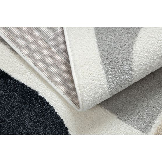 Tappeto FUSION 0213 bianco / rosa scuro - Geometrico, moderno, astratto