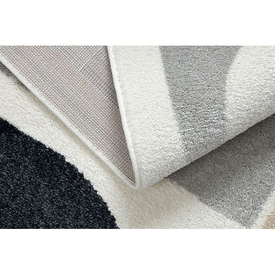 Tappeto FUSION 0213 bianco / rosa scuro - Geometrico, moderno, astratto