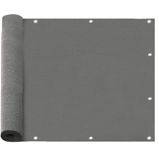 Tappeto protettivo da balcone grigio 1x6 m