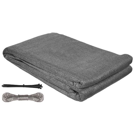 Tappeto protettivo da balcone grigio 1x6 m